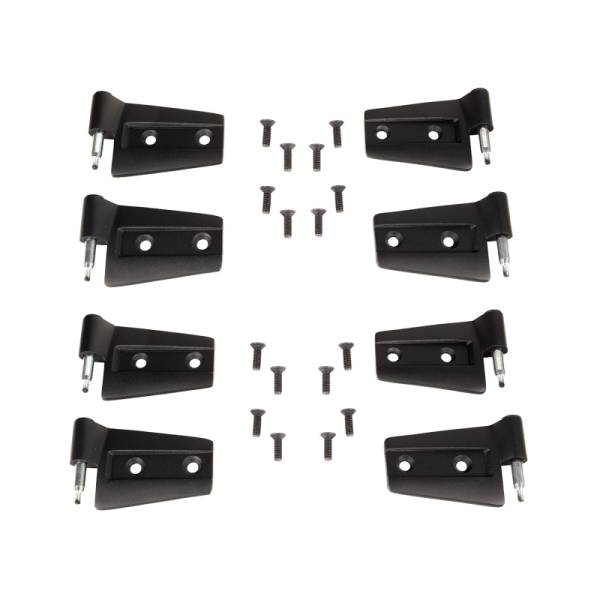 Rugged Ridge - Rugged Ridge Door Hinge Kit, 8 Piece; 07-18 Jeep Wrangler Unlimited JKU, 4 Door 11202.32 - Image 1