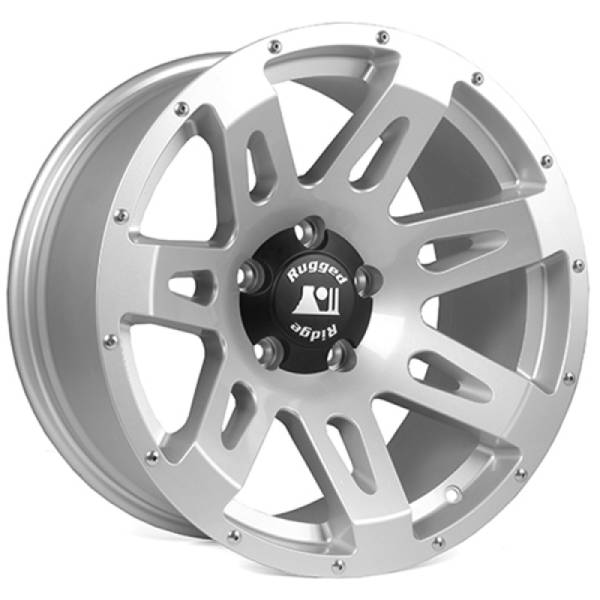 Rugged Ridge - Rugged Ridge XHD Wheel, 18x9, Silver; 07-18 Jeep Wrangler JK 15305.40 - Image 1