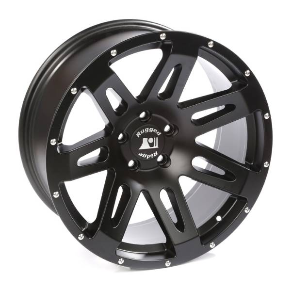 Rugged Ridge - Rugged Ridge XHD Wheel, 20x9, Black Satin; 07-21 Jeep Wrangler / 20-21 Gladiator 15306.01 - Image 1