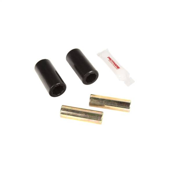 Rugged Ridge - Rugged Ridge Suspension Leaf Spring Shackle Bushing Kit, Black; 55-75 Jeep CJ5 1-805BL - Image 1