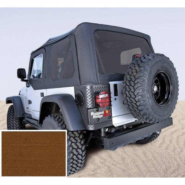 Rugged Ridge - Rugged Ridge XHD Soft Top, Tan, Tinted Windows; 97-06 Jeep Wrangler TJ 13724.33 - Image 1