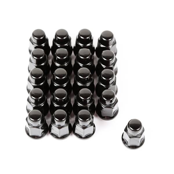 Rugged Ridge - Rugged Ridge Wheel Lug Nut, Set of 20, 1/2-20, Black 16715.23 - Image 1