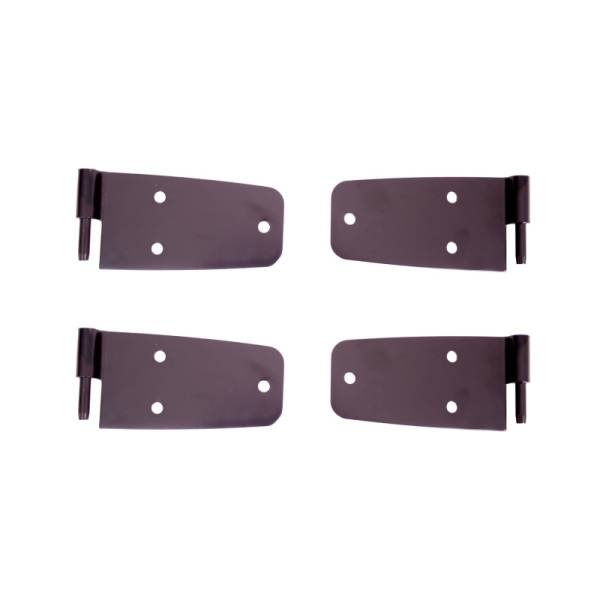 Rugged Ridge - Rugged Ridge Door Hinge Kit, Black; 76-86 Jeep CJ 11202.02 - Image 1