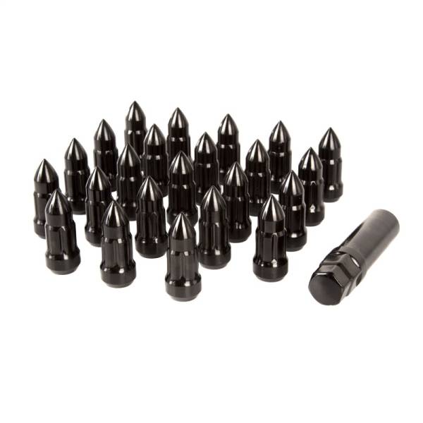 Rugged Ridge - Rugged Ridge Wheel Lug Nut, 23 Piece, 1/2x20, Bullet Style, Black 16715.25 - Image 1