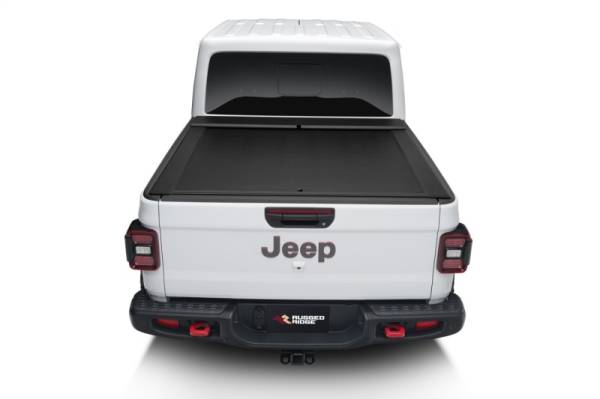 Rugged Ridge - Rugged Ridge Armis Retractable Locking Bed Cvr w/o Trail Rails 20-21 Jeep Gladiator JT 13550.34 - Image 1