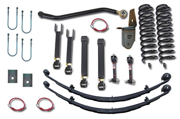 Clayton Off Road - Clayton Off Road Jeep Cherokee 4.5 Inch Overland Plus Short Arm Lift Kit 1984-2001 XJ - COR-3001030 - Image 1