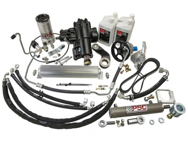 PSC Steering - PSC Steering Cylinder Assist Steering Kit Bolt On OE Axle 2.0 Tie Rod 12-18 Wrangler JK 3.6L - SK688R36JP1-OE-2.0 - Image 1
