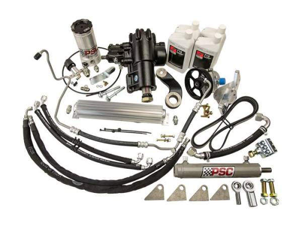 PSC Steering - PSC Steering Cylinder Assist Steering Kit Weld On 6.75 Afm Axle 1.75 Tie Rod 12-18 Wrangler JK 3.6L - SK688R36JP1-6.75W-1.75 - Image 1