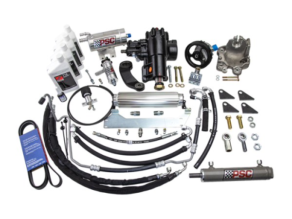 PSC Steering - PSC Steering Cylinder Assist Steering Kit Weld On 8.0 AFM Axle 1.75 Tie Rod Gladiator JT/Wrangler 3.6L Non-ETorque - SK689R36JP3-8.0W-1.75 - Image 1