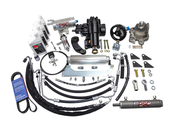 PSC Steering - PSC Steering Cylinder Assist Steering Kit Weld On 6.75 AFM Axle 1.5OS Tie Rod Gladiator JT/Wrangler 3.6L Non-ETorque - SK689R36JP3-6.75W-1.5OS - Image 1