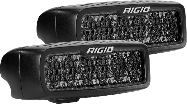 Rigid Industries - Rigid Industries Spot Diffused Midnight Surface Mount Pair SR-Q Pro - 905513BLK - Image 1