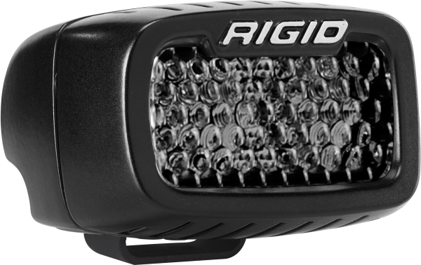 Rigid Industries - Rigid Industries Spot Diffused Midnight Surface Mount Pair SR-M Pro - 902513BLK - Image 1