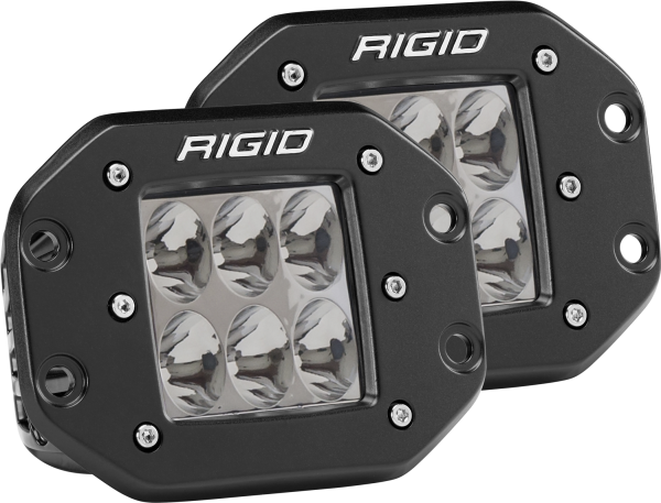 Rigid Industries - Rigid Industries Driving Flush Mount Pair D-Series Pro - 512313 - Image 1