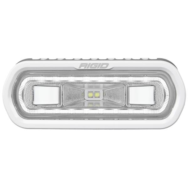 Rigid Industries - Rigid Industries SR-L Series Marine Spreader Pod 2 Wire Surface Mount White With White Halo - 51100 - Image 1