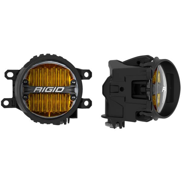 Rigid Industries - Rigid Industries Toyota Fog Mount Kit For 10-20 Tundra/4Runner 16-20 Tacoma With 1 Set 360-Series 4.0 Inch SAE Yellow Lights - 37117 - Image 1