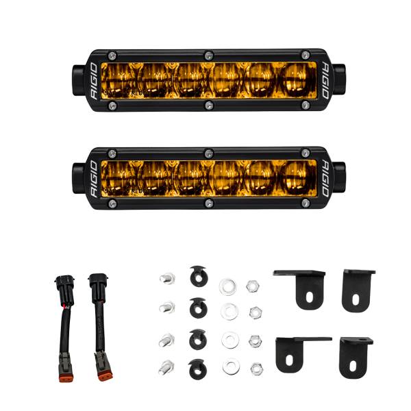 Rigid Industries - Rigid Industries 2022+ Toyota Tundra 6 Inch SR-Series Selective Yellow Fog Light Kit - 37201 - Image 1