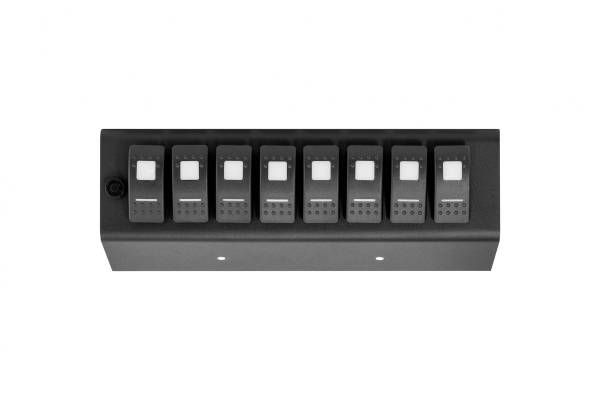 sPOD - sPOD Add On Blue LED 8-Switch Panel for 09-18 Jeep Wrangler JK (for SourceSE) - 860870 - Image 1