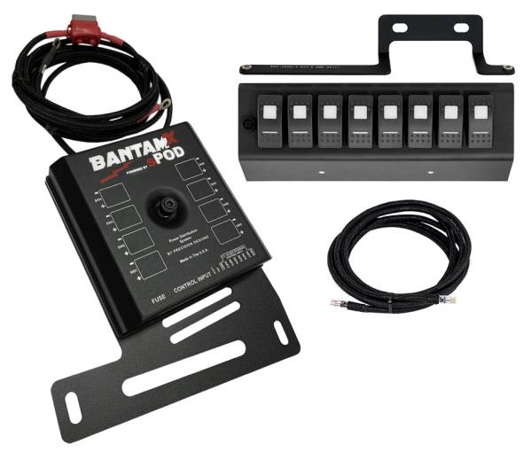 sPOD - sPOD BantamX w/ Red LED Switch panel for JK 2009-2018 - 870085 - Image 1