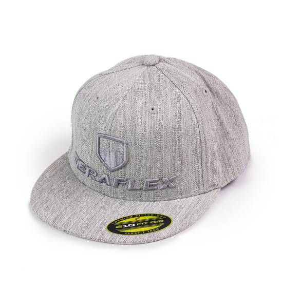 TeraFlex - Premium FlexFit Flat Visor Hat Heather Gray Large / XL TeraFlex - Image 1