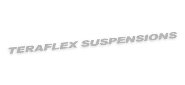 TeraFlex - Suspensions Windshield Sticker 48 Inch Silver TeraFlex - Image 1