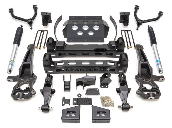 ReadyLift - ReadyLift Big Lift Kit w/Shocks 8 in. Lift w/Upper Control Arms And Rear Bilstein Shocks - 44-3985 - Image 1