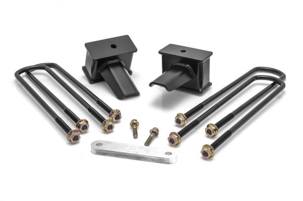 ReadyLift - ReadyLift Rear Block Kit 4 in. Flat Blocks Incl. Carrier Bearing Spacer For Vehicles w/2 Pc. Drive Shaft - 66-2741 - Image 1