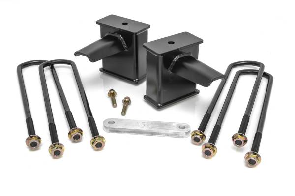 ReadyLift - ReadyLift Rear Block Kit 6 in. Flat Blocks Incl. Carrier Bearing Spacer For Vehicles w/2 Pc. Drive Shaft - 66-2761 - Image 1