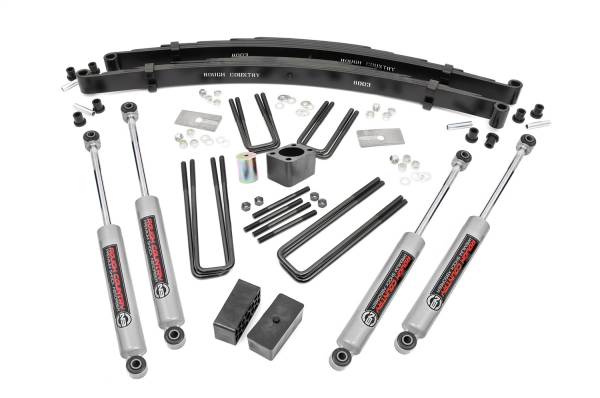 Rough Country - Rough Country Suspension Lift Kit w/Shocks 4 in. Lift - 301.20 - Image 1