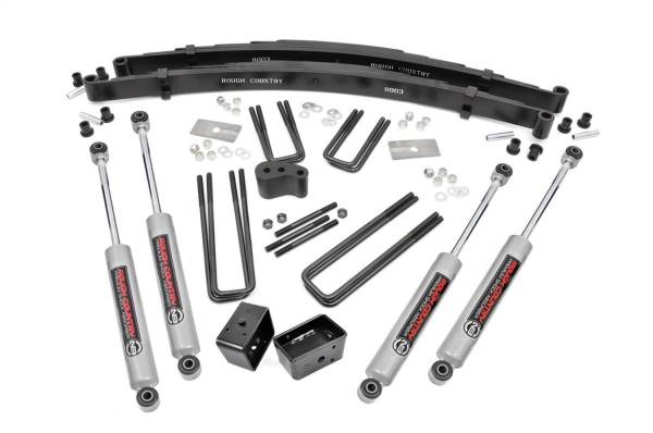 Rough Country - Rough Country Suspension Lift Kit w/Shocks 4 in. Lift - 305.20 - Image 1