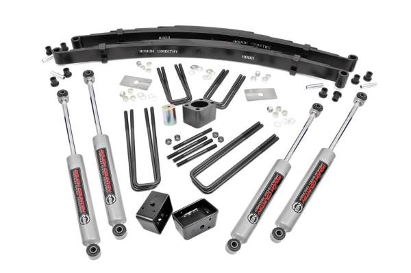 Rough Country - Rough Country Suspension Lift Kit w/Shocks 4 in. Lift - 306.20 - Image 1