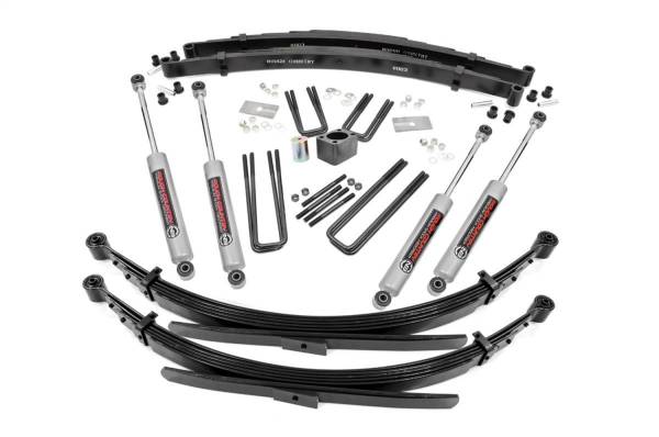 Rough Country - Rough Country Suspension Lift Kit w/Shocks 4 in. Lift - 331.20 - Image 1