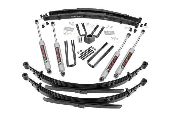 Rough Country - Rough Country Suspension Lift Kit w/Shocks 4 in. Lift - 336.20 - Image 1