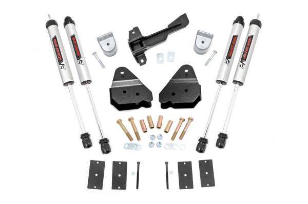Rough Country - Rough Country Suspension Lift Kit w/Shocks 3 in. Lift Incl. V2 Monotube Shocks - 41370 - Image 1