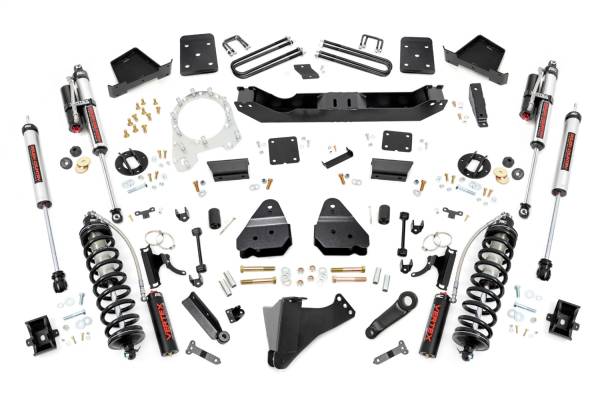 Rough Country - Rough Country Suspension Lift Kit w/Shocks 6 in. Lift Coilover Conversion For Diesel Models No Overloaded Vertex Coilover Shocks - 50457 - Image 1