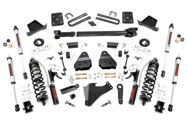 Rough Country - Rough Country Suspension Lift Kit w/Shocks 6 in. Lift Coilover Conversion Front D/S V2 Coilover Shocks - 50458 - Image 1