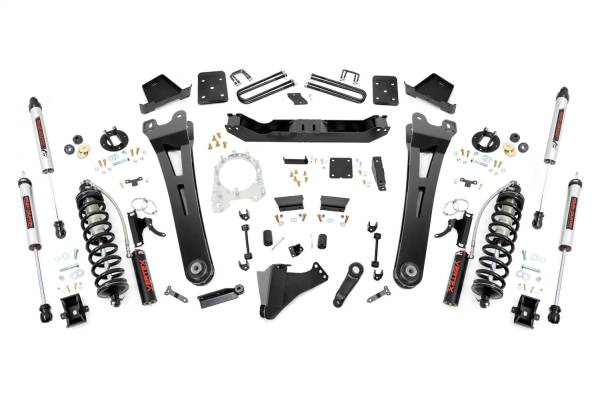 Rough Country - Rough Country Suspension Lift Kit w/Shocks 6 in. Lift Radius Arm Overloaded V2 Coilover Shocks - 51258 - Image 1