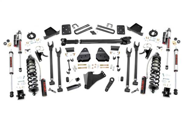 Rough Country - Rough Country Suspension Lift Kit w/Shocks 6 in. Lift 4-Link D/S Overloaded Vertex Coilover Shocks - 56059 - Image 1