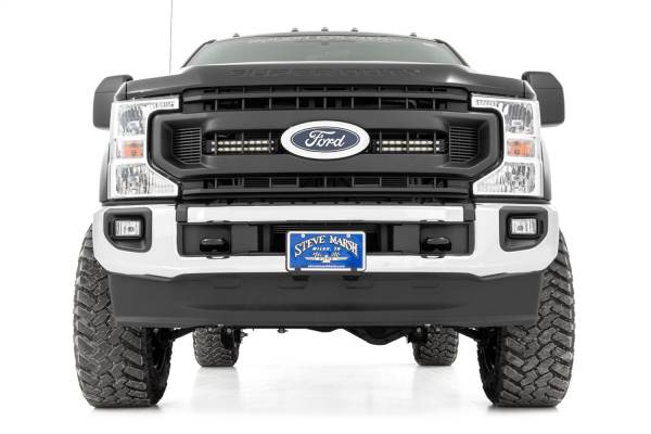 Rough Country - Rough Country LED Light Grille Mount 10 in. Black - 70898 - Image 1