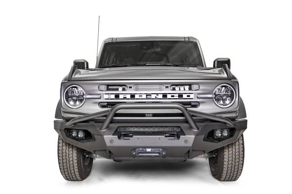 Fab Fours - Fab Fours Matrix Front Bumper w/Pre-Runner Guard 2 Stage Matte Black Powder Coat - FB21-X5252-1 - Image 1