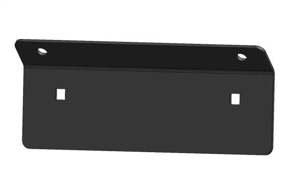 Fab Fours - Fab Fours Vengeance Front License Plate Bracket 2 Stage Black Powder Coated - M2351-1 - Image 1