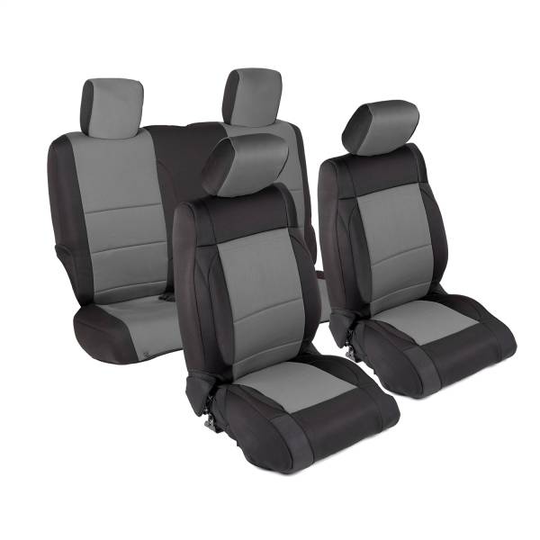 Smittybilt - Smittybilt Neoprene Seat Cover Black/Charcoal Front/Rear Neoprene - 471522 - Image 1