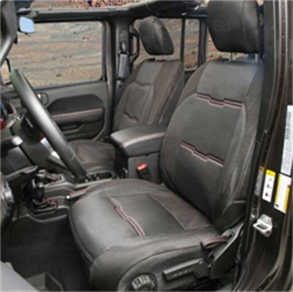 Smittybilt - Smittybilt Neoprene Seat Cover Black/Black Front/Rear Gen 2 Kit - 576201 - Image 1