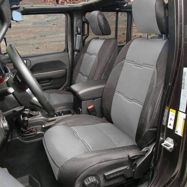 Smittybilt - Smittybilt Neoprene Seat Cover Charcoal/Black Front/Rear Gen 2 - 577122 - Image 1