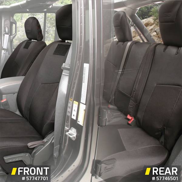 Smittybilt - Smittybilt GEAR Seat Cover Black Rear - 57746501 - Image 1