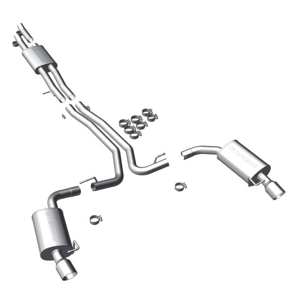MagnaFlow Exhaust Products - MagnaFlow Exhaust Products Street Series Stainless Cat-Back System 16395 - Image 1