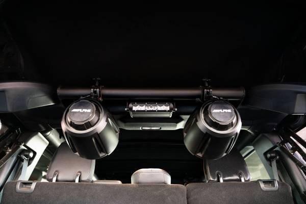 DV8 Offroad - DV8 Offroad 2021-22 Ford Bronco Rear Speaker & Light Mount Bar ? BRSB-01 - Image 1