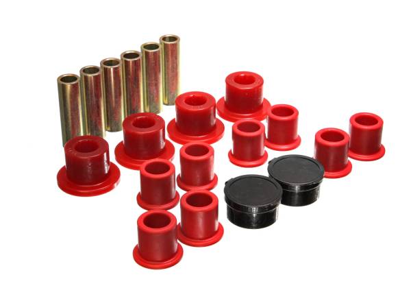 Energy Suspension - Energy Suspension REAR LEAF SPRING BUSHING SET 4.2154R - Image 1