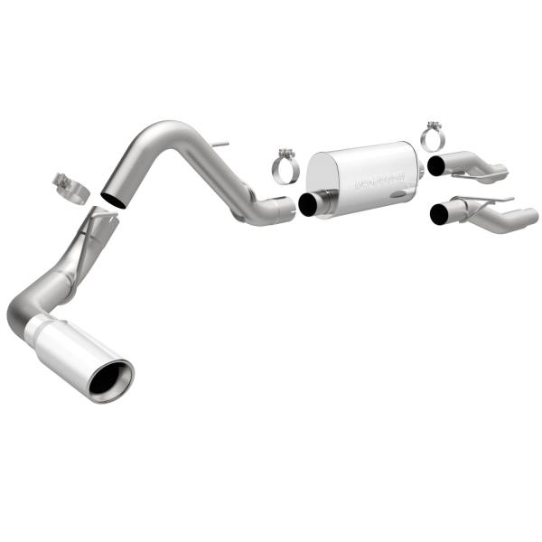 MagnaFlow Exhaust Products - MagnaFlow Exhaust Products Street Series Stainless Cat-Back System 16518 - Image 1