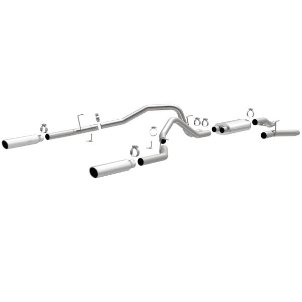 MagnaFlow Exhaust Products - MagnaFlow Exhaust Products Street Series Stainless Cat-Back System 16520 - Image 1