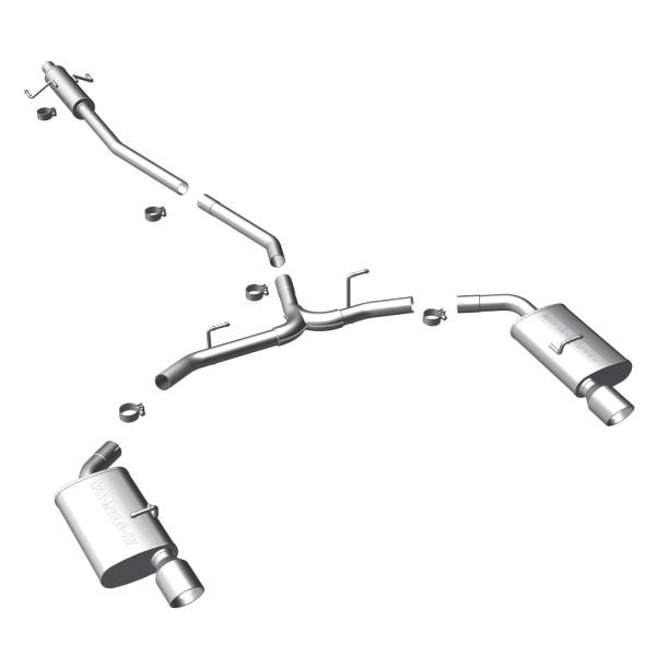 MagnaFlow Exhaust Products - MagnaFlow Exhaust Products Street Series Stainless Cat-Back System 15552 - Image 1